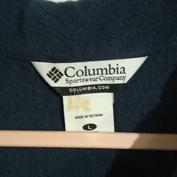 Columbia Fleece Zip Front Jacket Size L - Picture 2 of 5